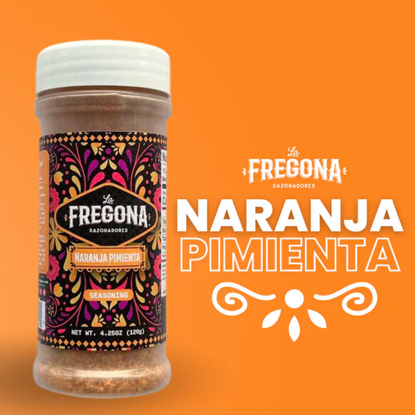 Condimento Naranja Pimienta 4.5 oz | Sazonador La Fregona™