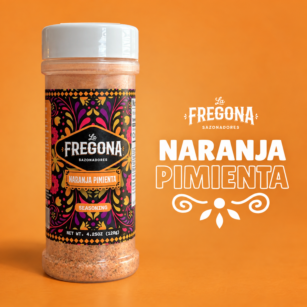 Naranja Pimienta Seasoning 4.5 oz | La Fregona™ Sazonador