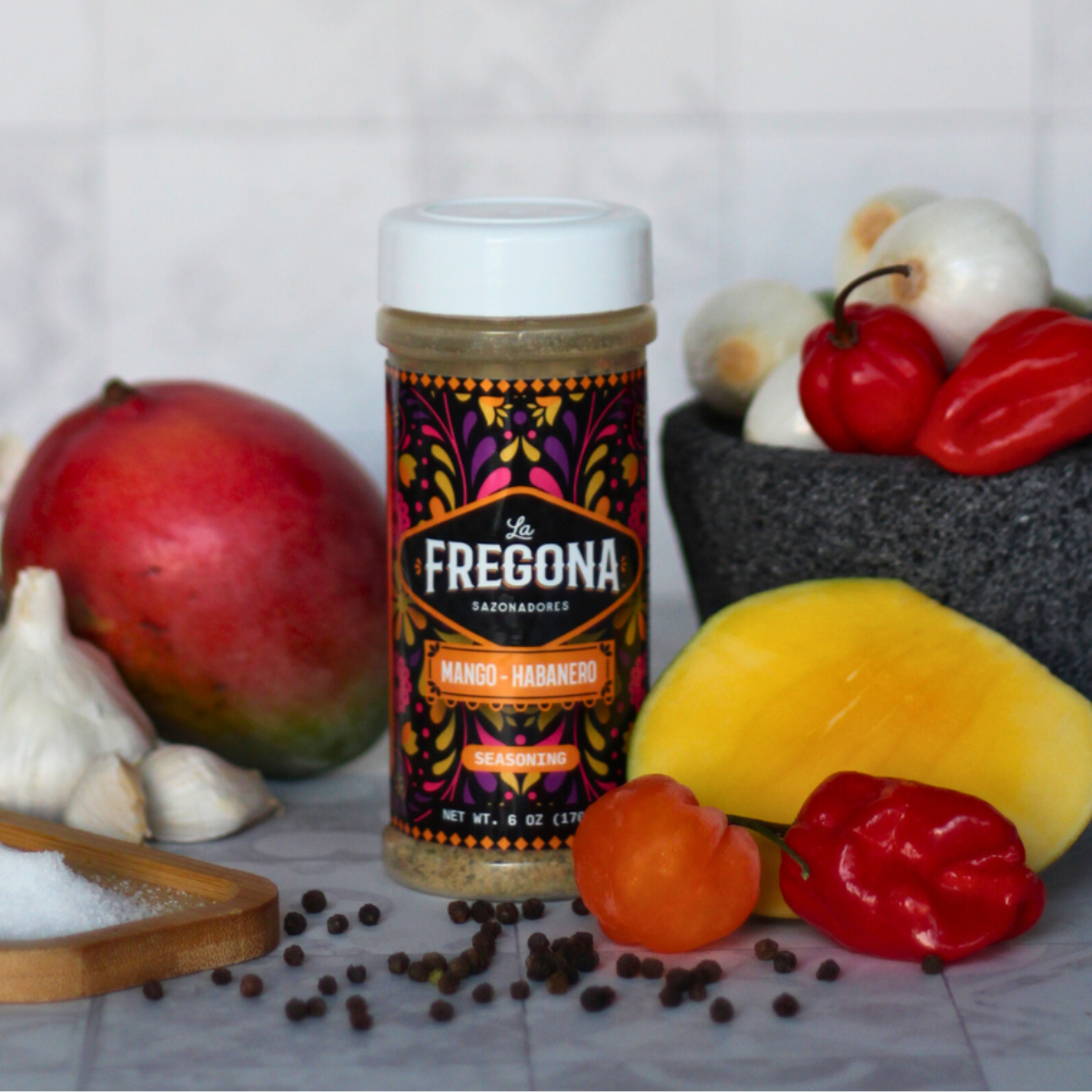 Mango Habanero Seasoning 6 oz | La Fregona™ Sazonador
