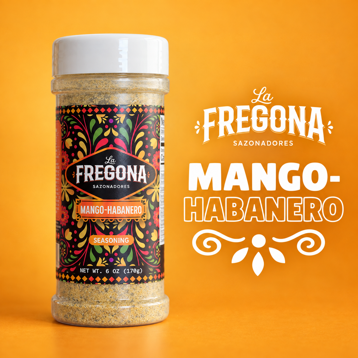 Mango Habanero Seasoning 6 oz | La Fregona™ Sazonador